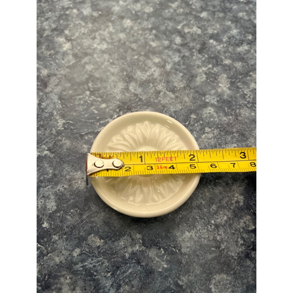 Small Ceramic Sunflower cookie press Embossed Floralie press - Picture 3 of 4